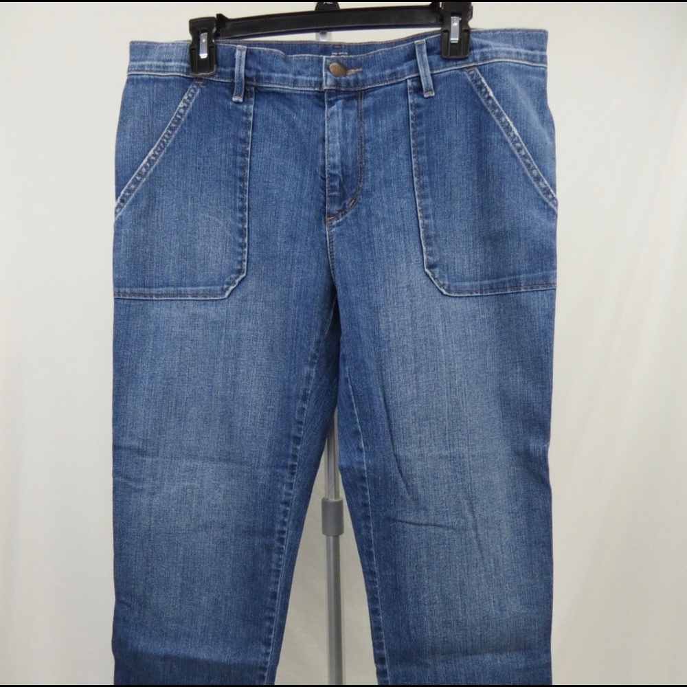 Ann Taylor Loft Relaxed Skinny Crop Denim Pants